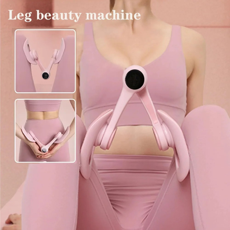 Pelvic Floor Trainer Non Slip Thigh Exerciser Portable Leg and Core Strength Training Tool - No Counting