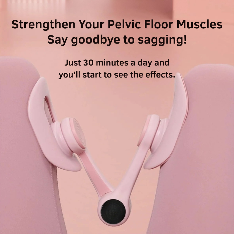 Pelvic Floor Trainer Non Slip Thigh Exerciser Portable Leg and Core Strength Training Tool - No Counting