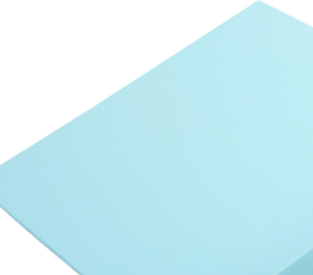 Squat Wedge Block Non Slip EVA Slant Board 32.5x30x9cm Portable Calf Stretch and Balance Trainer - Blue