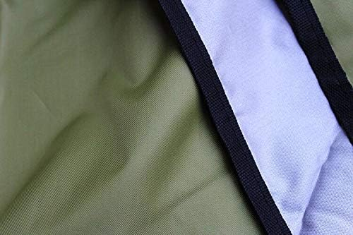 Sun Shade Sail 3x3x3m Triangle Waterproof Canopy for Outdoor Camping - Green