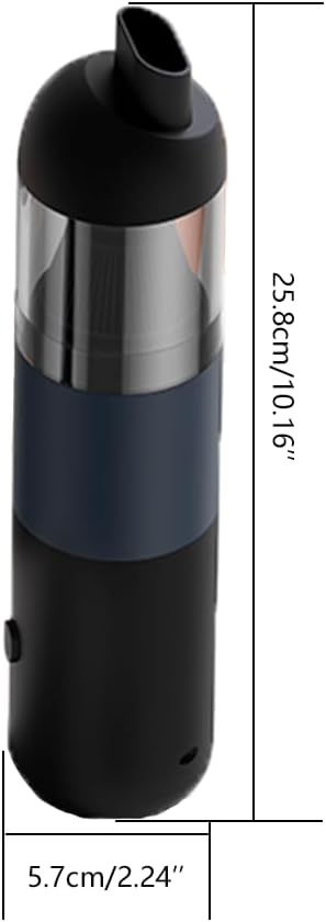 Handheld Vacuum Cleaner Cordless 20000Pa Mini Dust Cleaner 3 in 1 120W Black