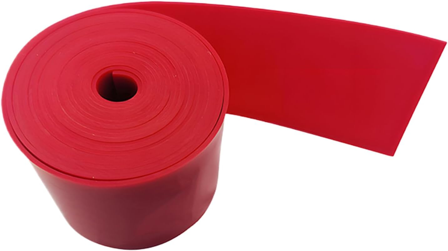 Muscle Compression Floss Band Elastic Resistance Training Band 208x5x0.13cm Joint Stability Fitness Tool - Red