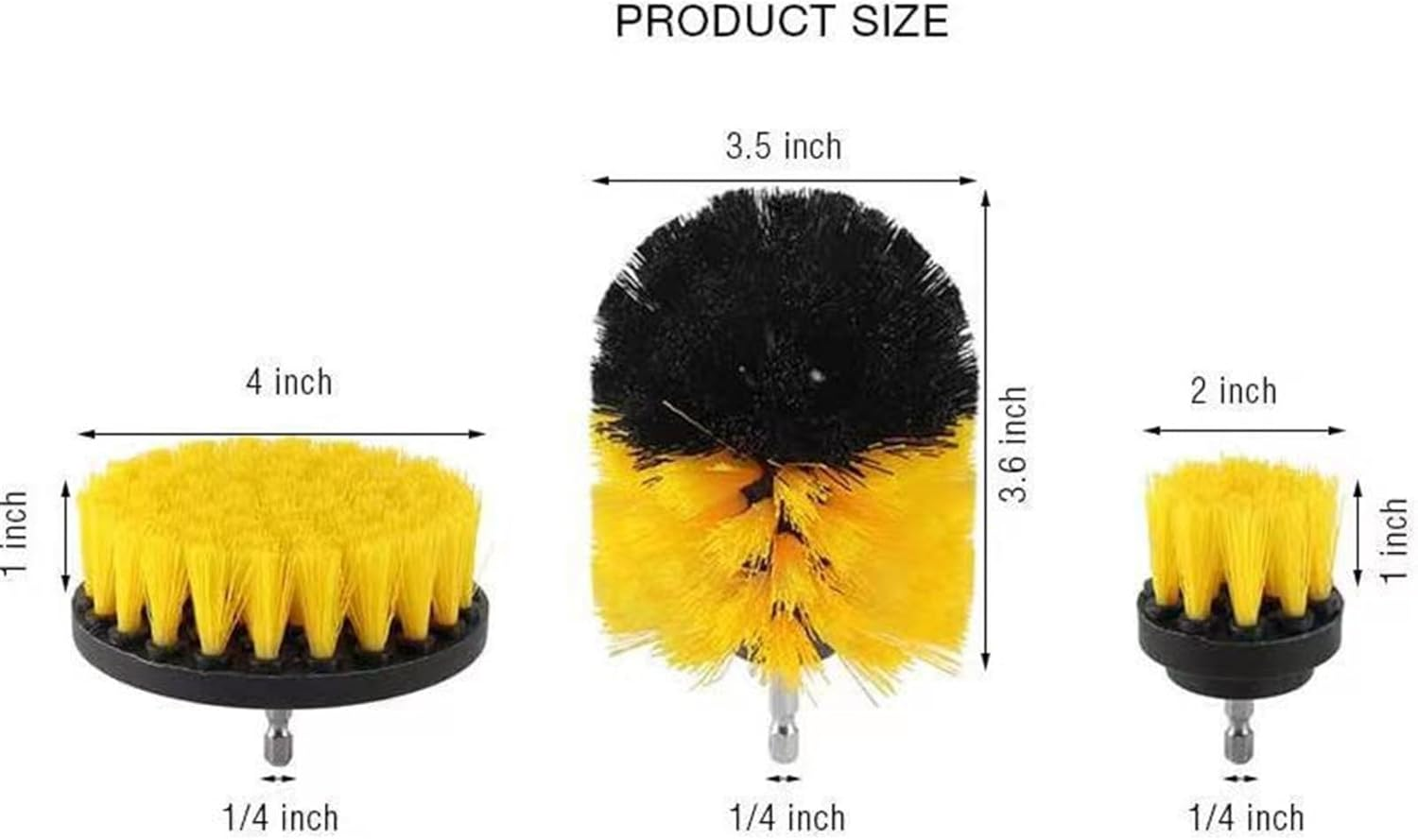 Car Detailing Kit with Drill Brushes Cleaning Tools Set with Carry Bag - 18 Pcs