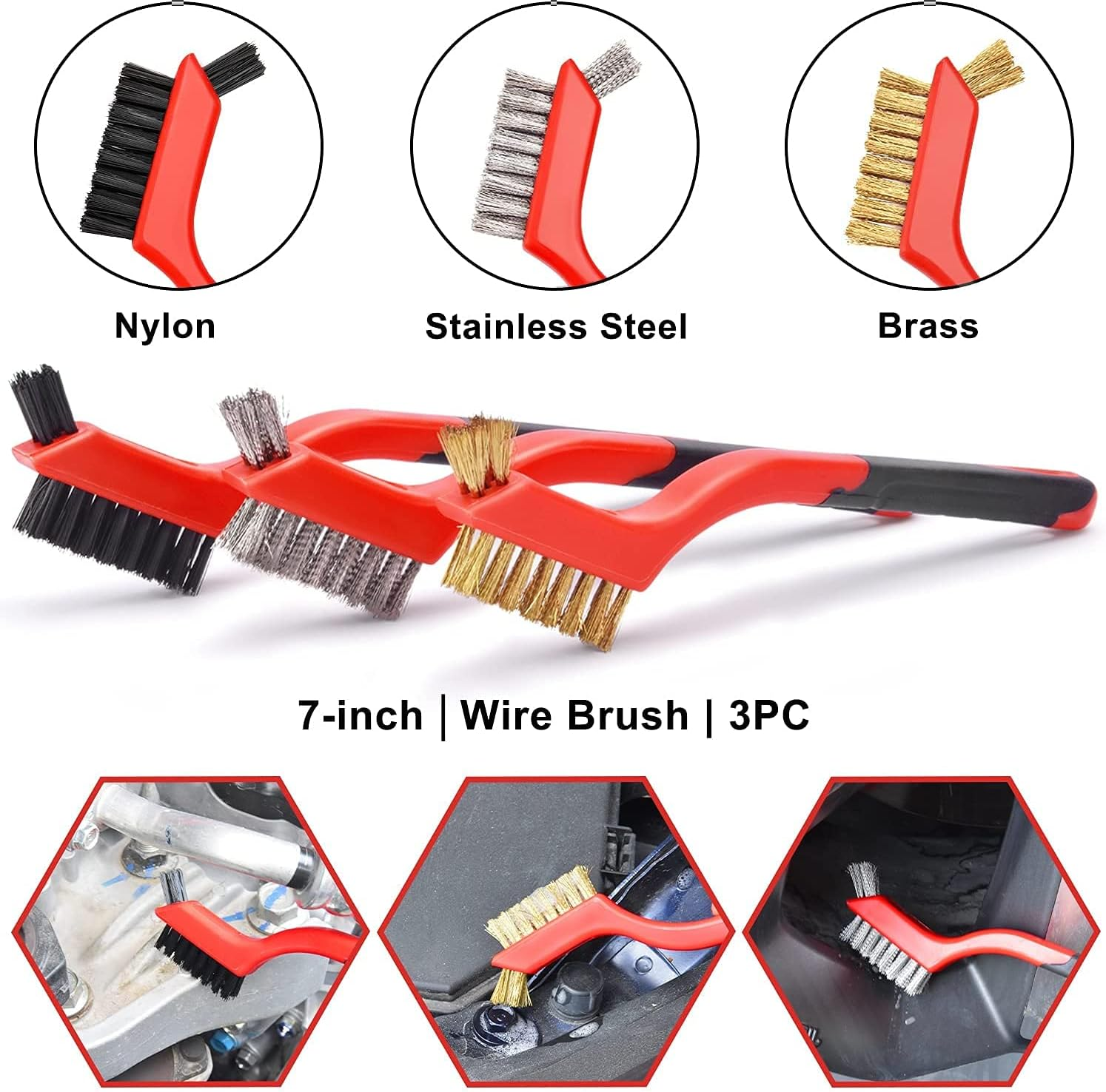 Car Detailing Kit with Drill Brushes Cleaning Tools Set with Carry Bag - 17 Pcs