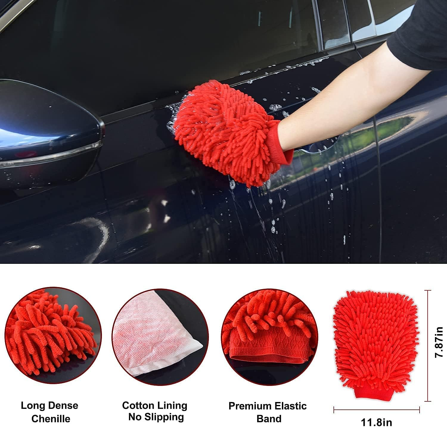 Car Detailing Kit with Drill Brushes Cleaning Tools Set with Carry Bag - 17 Pcs