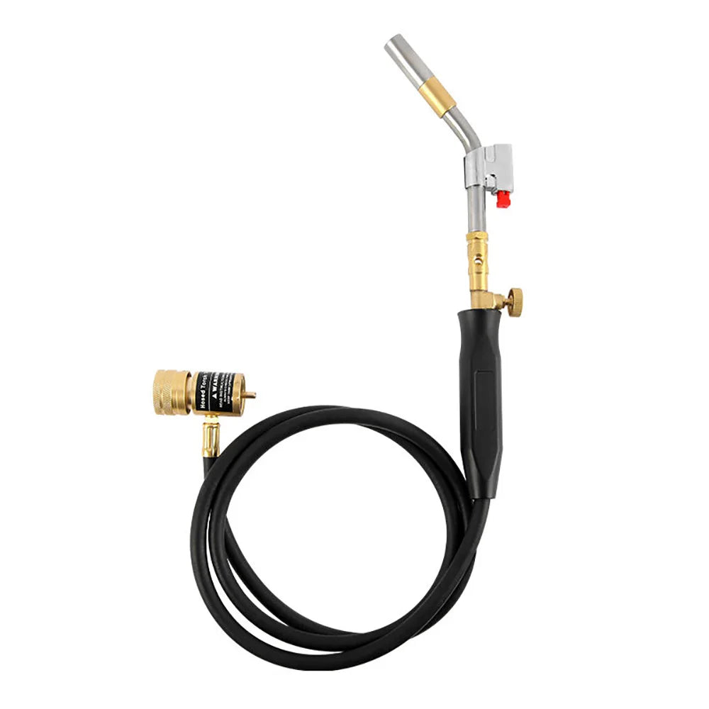 MAPP Gas Torch Self Ignition Welding Torch with 1.5M Hose for Copper Tube Soldering and Heating