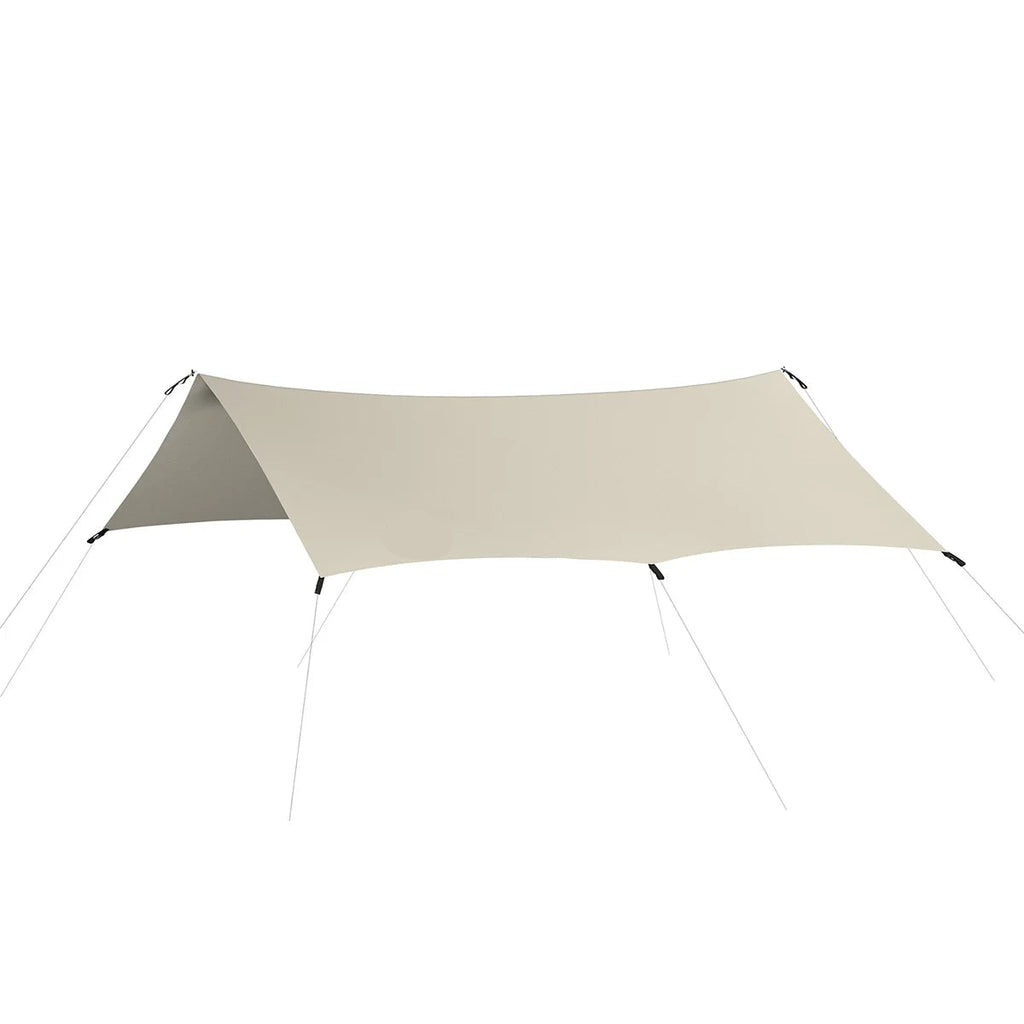 Camping Canopy Tarp Waterproof Ultralight 15D Outdoor Sun Shelter - Grey
