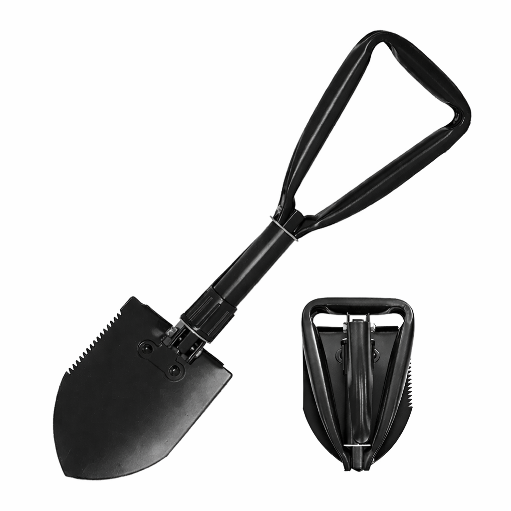 Folding Shovel Multitool – Heavy Duty Outdoor Entrenching Tool for Camping, Gardening & Survival