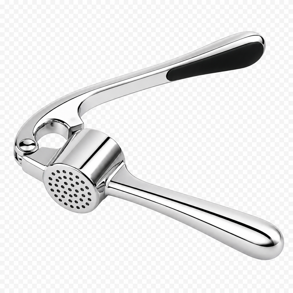 Garlic Press Aluminium Alloy Manual Easy Squeeze Garlic Mincer Rust Resistant Kitchen Tool Set
