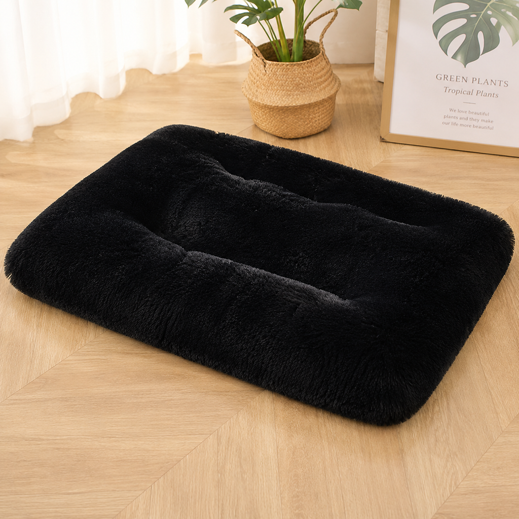 Portable Waterproof Plush Pet Bed 94 cm Washable Anti Slip Pet Cushion - Pink