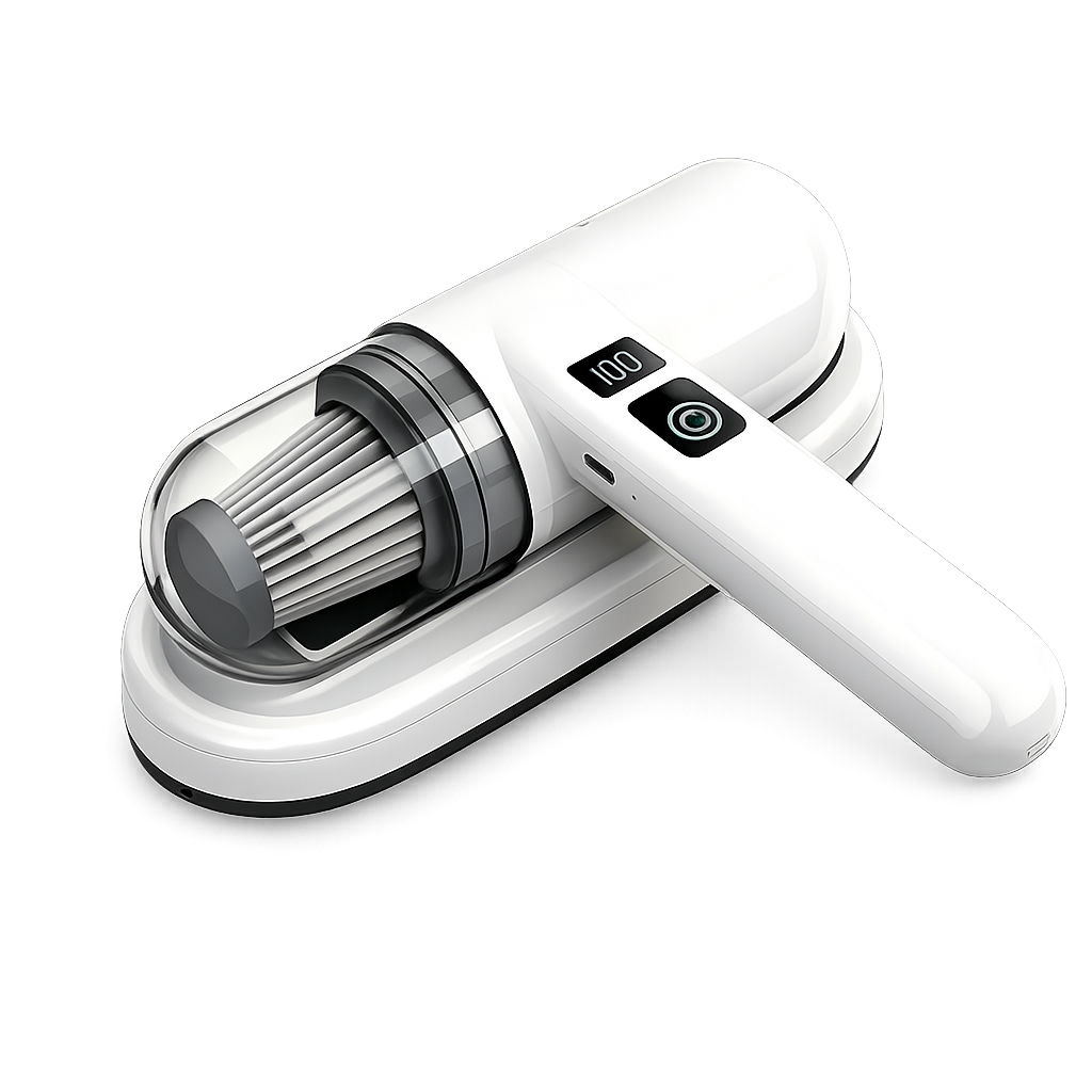 Bedding Cleaner 15000Pa Cordless Handheld Deep Fabric Cleaning Device 55000RPM Rechargeable Unit