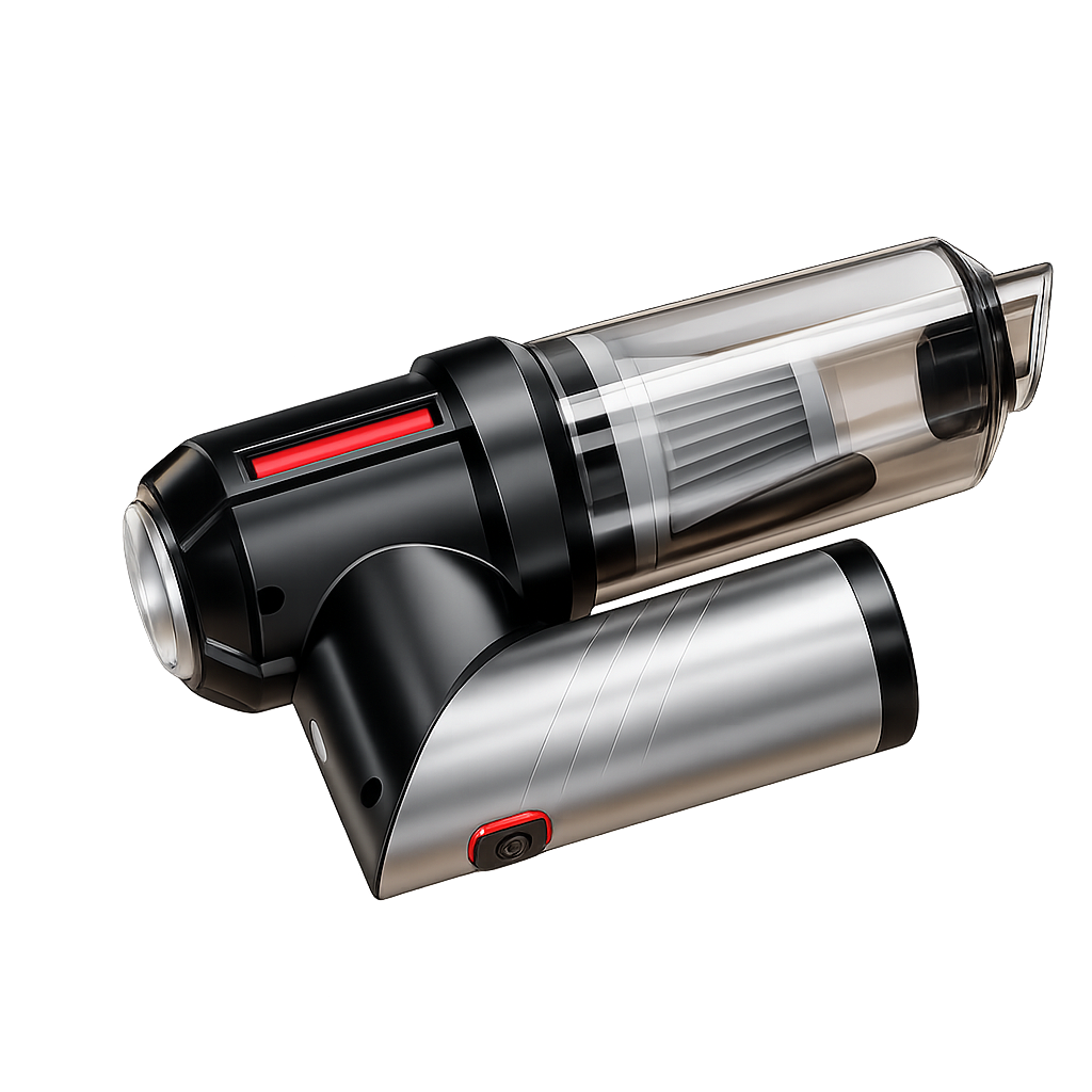 Vacuum Cleaner 6000mAh Cordless Handheld Blower and Suction Tool with 9 Accessories