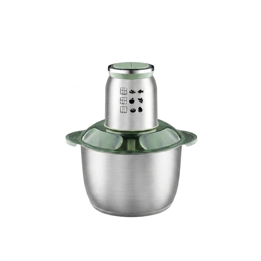 Electric Meat Grinder 5L 1000W Stainless Steel Food Processor - Green