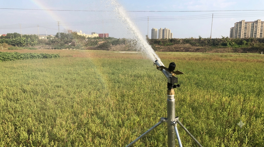 Rocker Impact Sprinkler 1 Inch 16-29m Spray Radius 360° Rotating Agricultural Irrigation