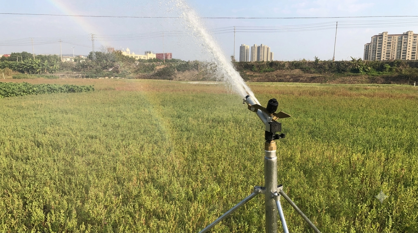 Rocker Impact Sprinkler 1 Inch 16-29m Spray Radius 360° Rotating Agricultural Irrigation