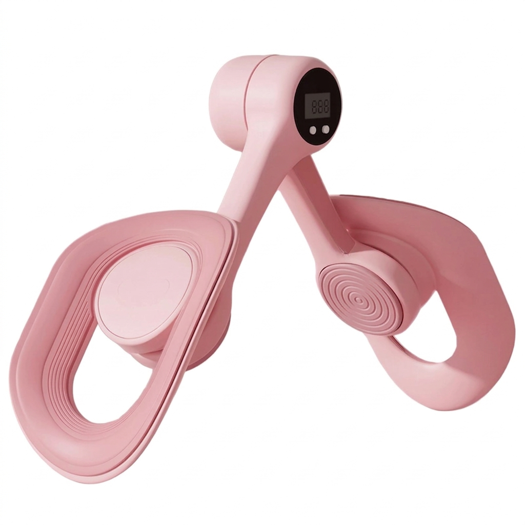 Pelvic Floor Trainer Non Slip Thigh Exerciser Portable Leg and Core Strength Training Tool - Smart Counting