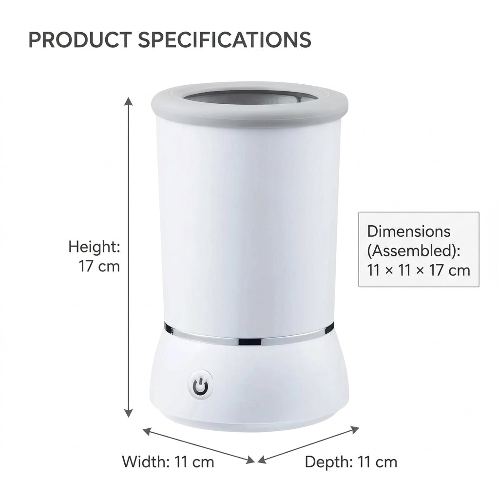 Pet Paw Cleaner USB Rechargeable Automatic Foot Washer for Dogs - White