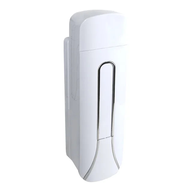 Soap Dispenser 350mL Wall Mounted Manual Liquid Soap Pump Bathroom Kitchen Holder – White