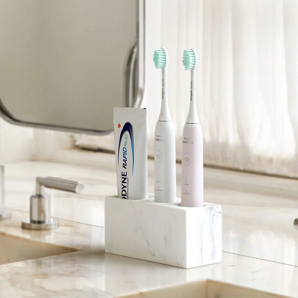Toothbrush Holder Wall Mount Bathroom Storage Rack Electric Toothbrush Organiser