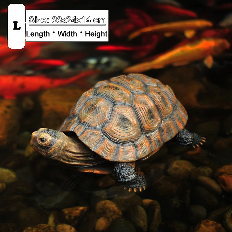 Tortoise Garden Statue Resin Animal Ornament Decorative Sculpture - Large