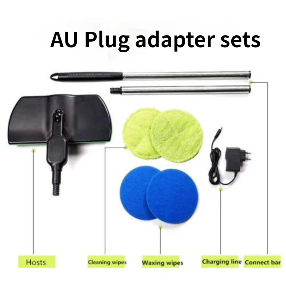 Electric Spin Mop 200RPM Cordless Floor Cleaning Mop with Dual Rotating Pads and Rechargeable Battery