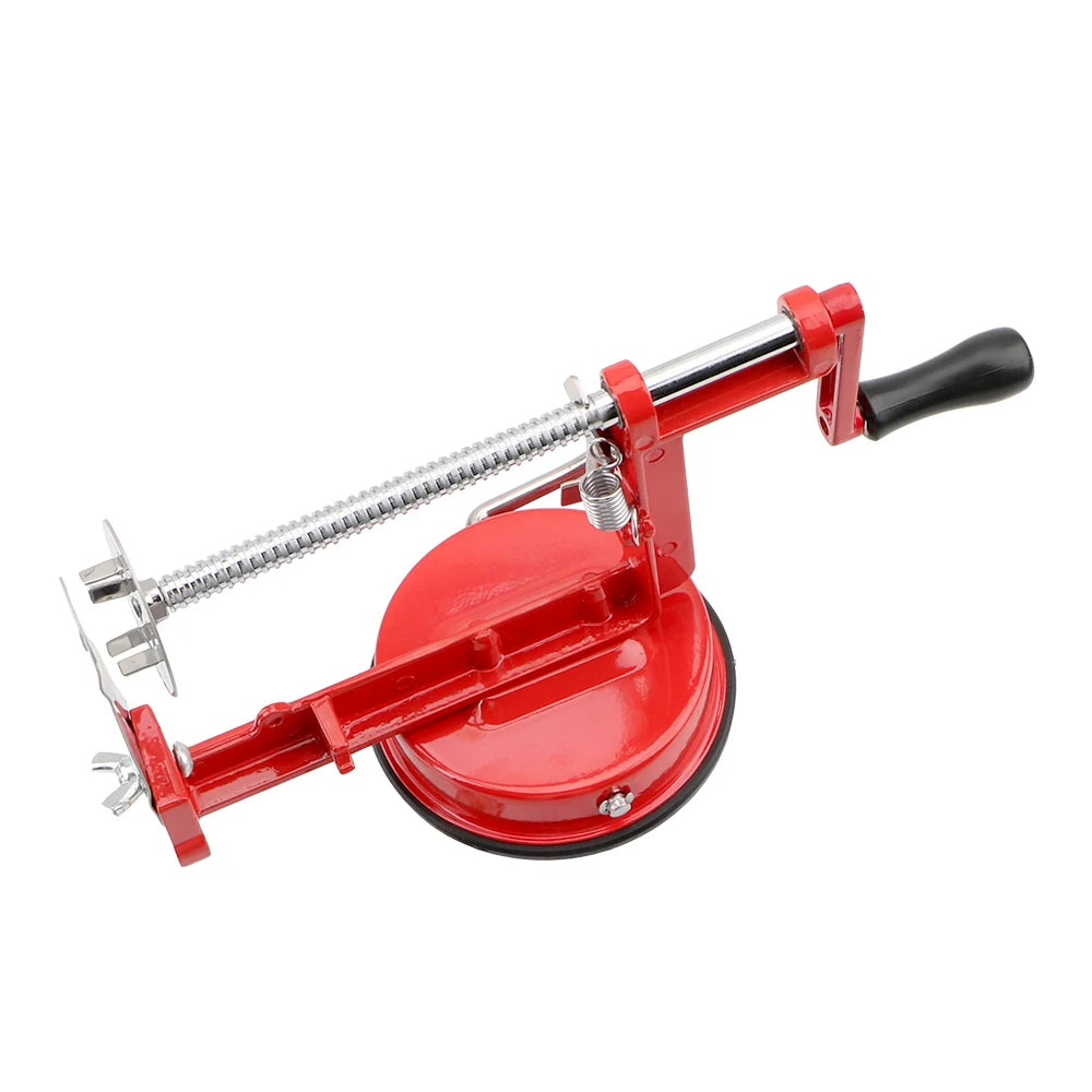 Potato Spiral Slicer 24cm Stainless Steel Manual Vegetable Twister French Fry Cutter with Suction Base