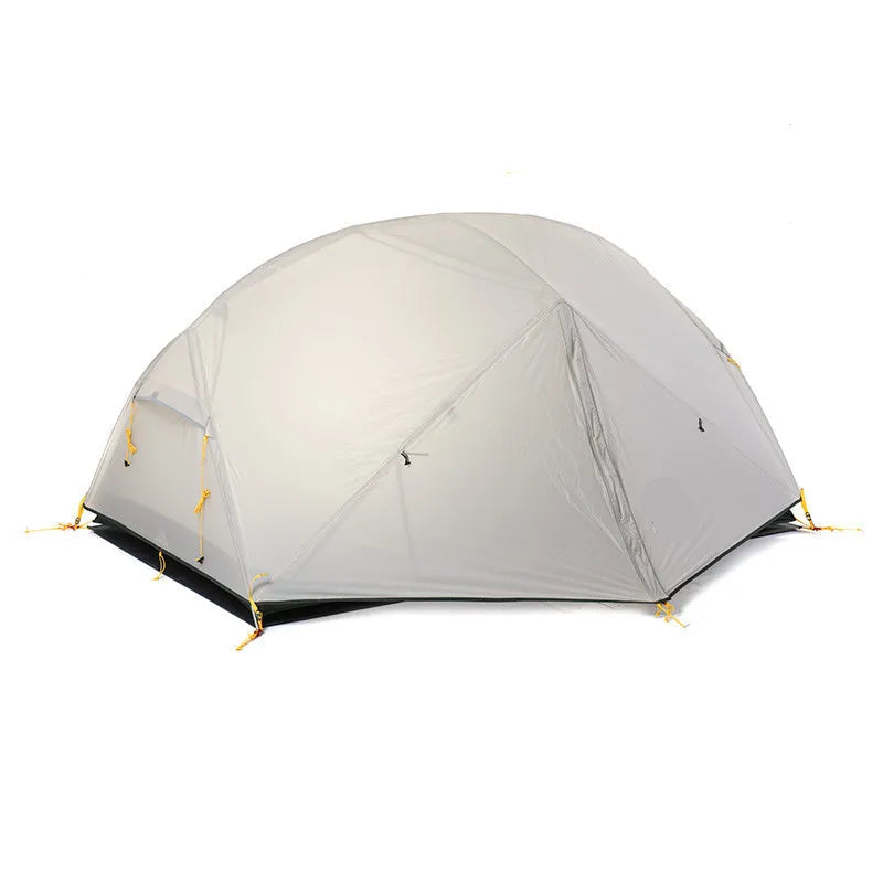 Camping Tent 2 Person Ultralight Waterproof Trekking Tent 3 Season - Grey