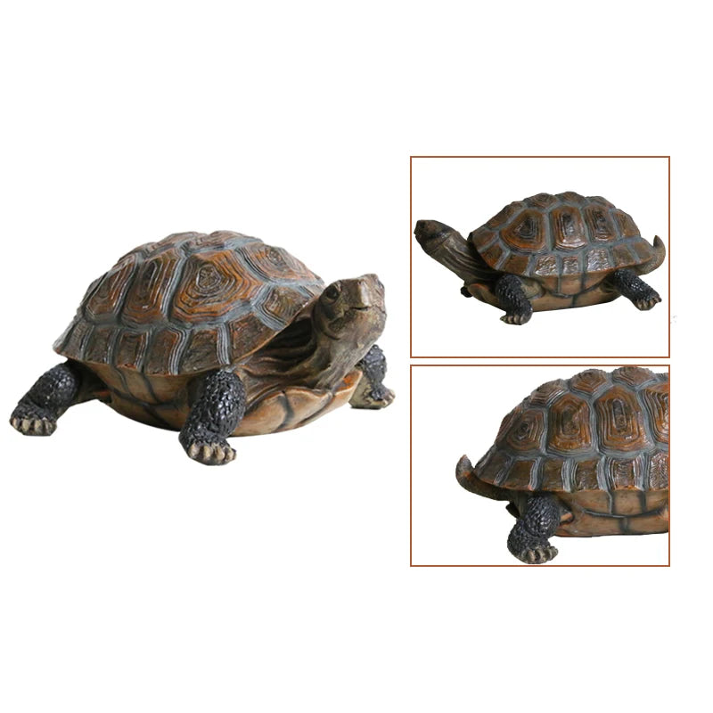 Tortoise Garden Statue Resin Animal Ornament Decorative Sculpture - Medium