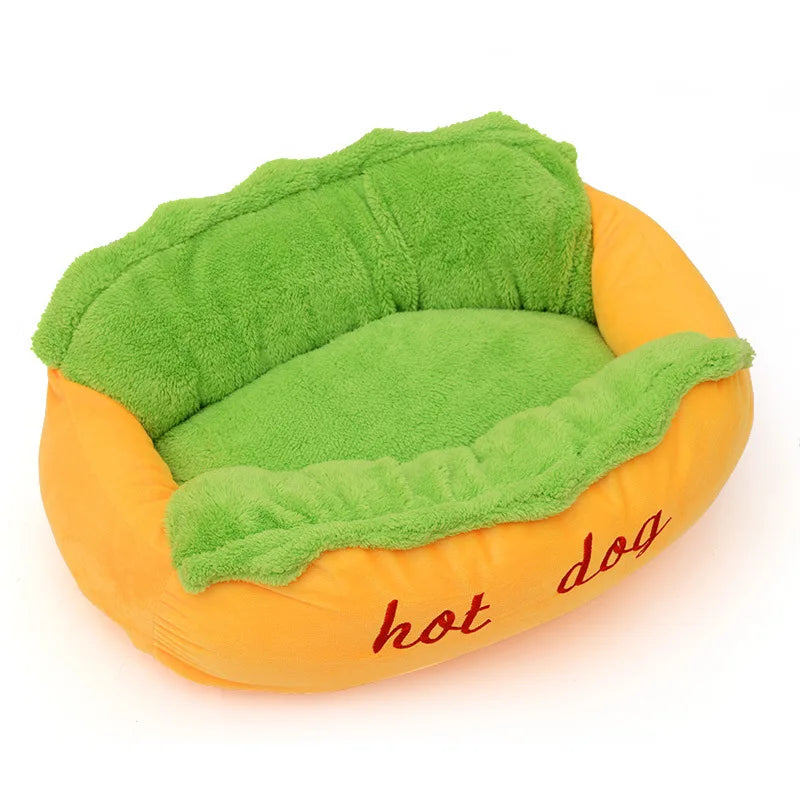 Dog Bed 72x62cm Plush Pet Sofa with Removable Washable Cover Soft Lounger Indoor - L