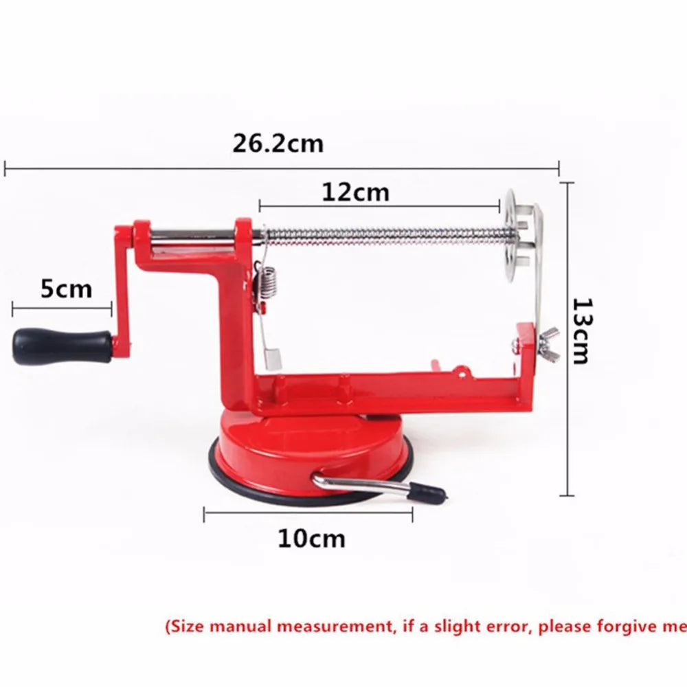 Manual Spiral Vegetable Slicer Hand Crank Potato Spiral Cutter Stainless Steel Fruit and Vegetable Slicing Machine
