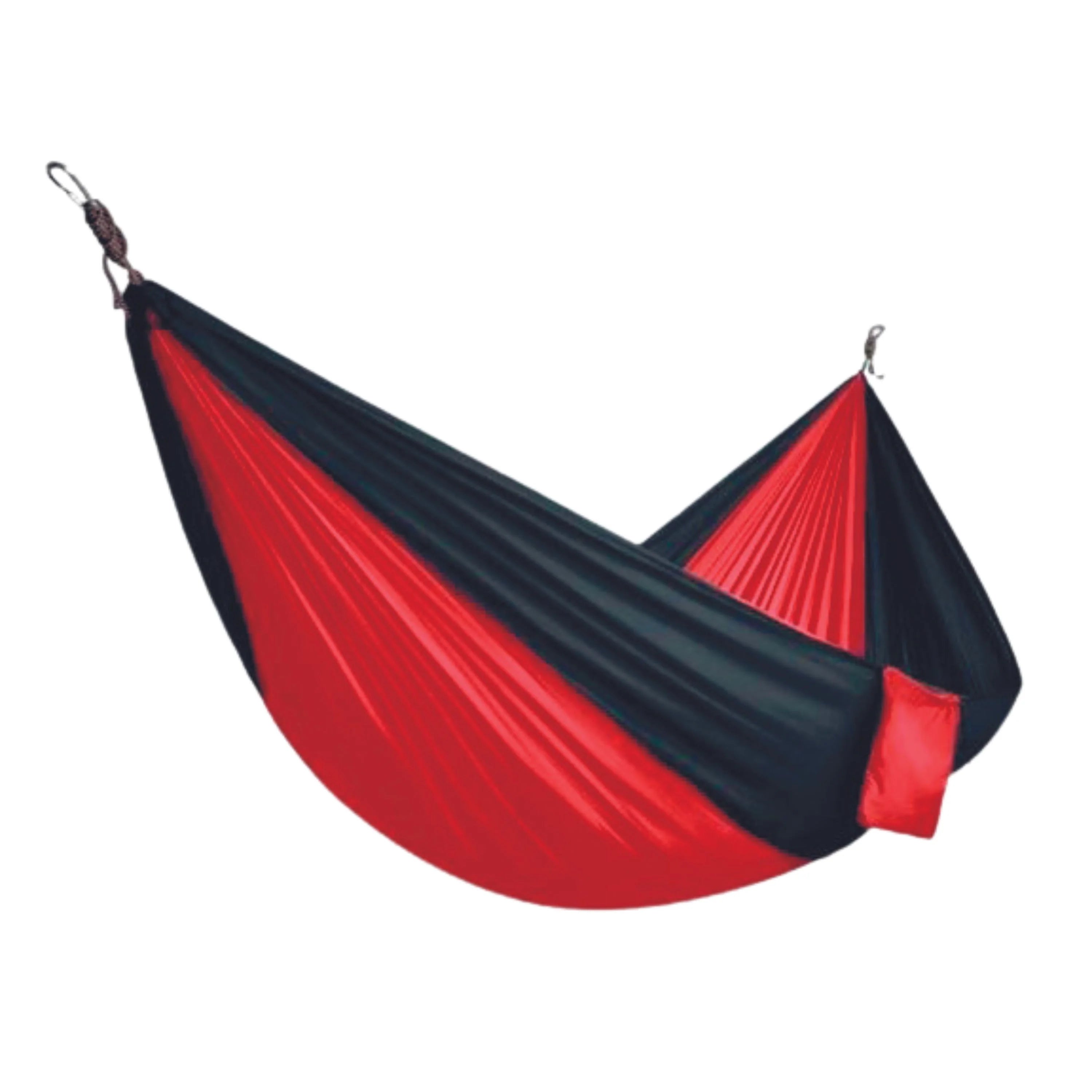 300x200cm Double Camping Hammock Lightweight Parachute Nylon Travel Swing - Red