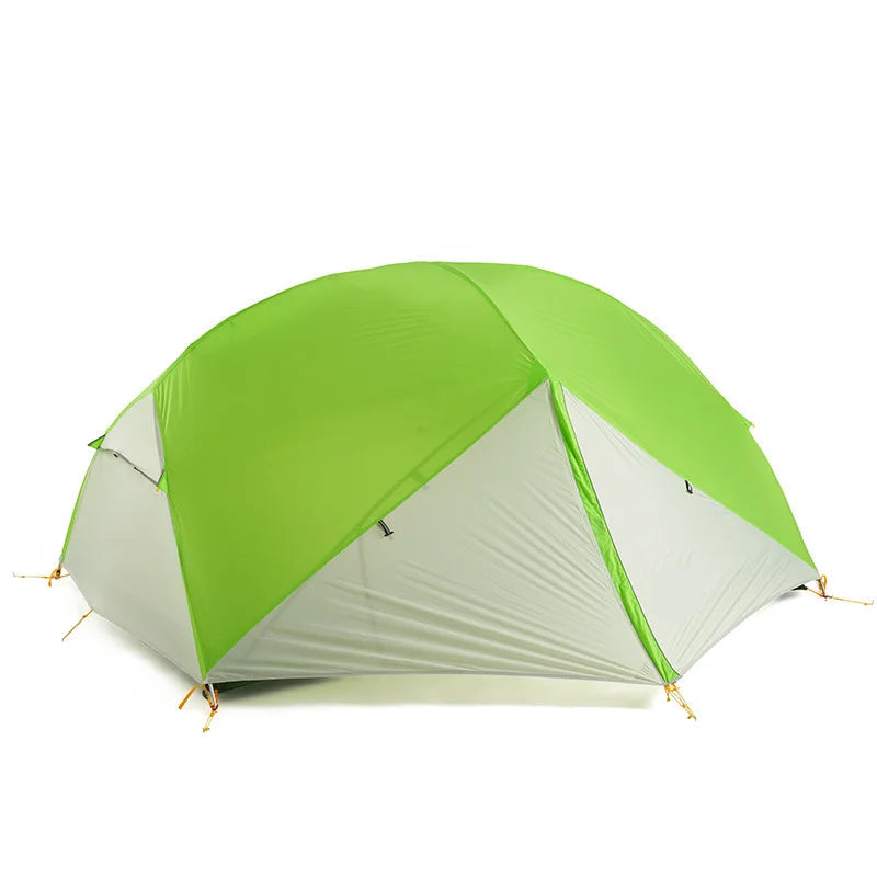 Camping Tent 2 Person Ultralight Waterproof Trekking Tent 3 Season - Grey