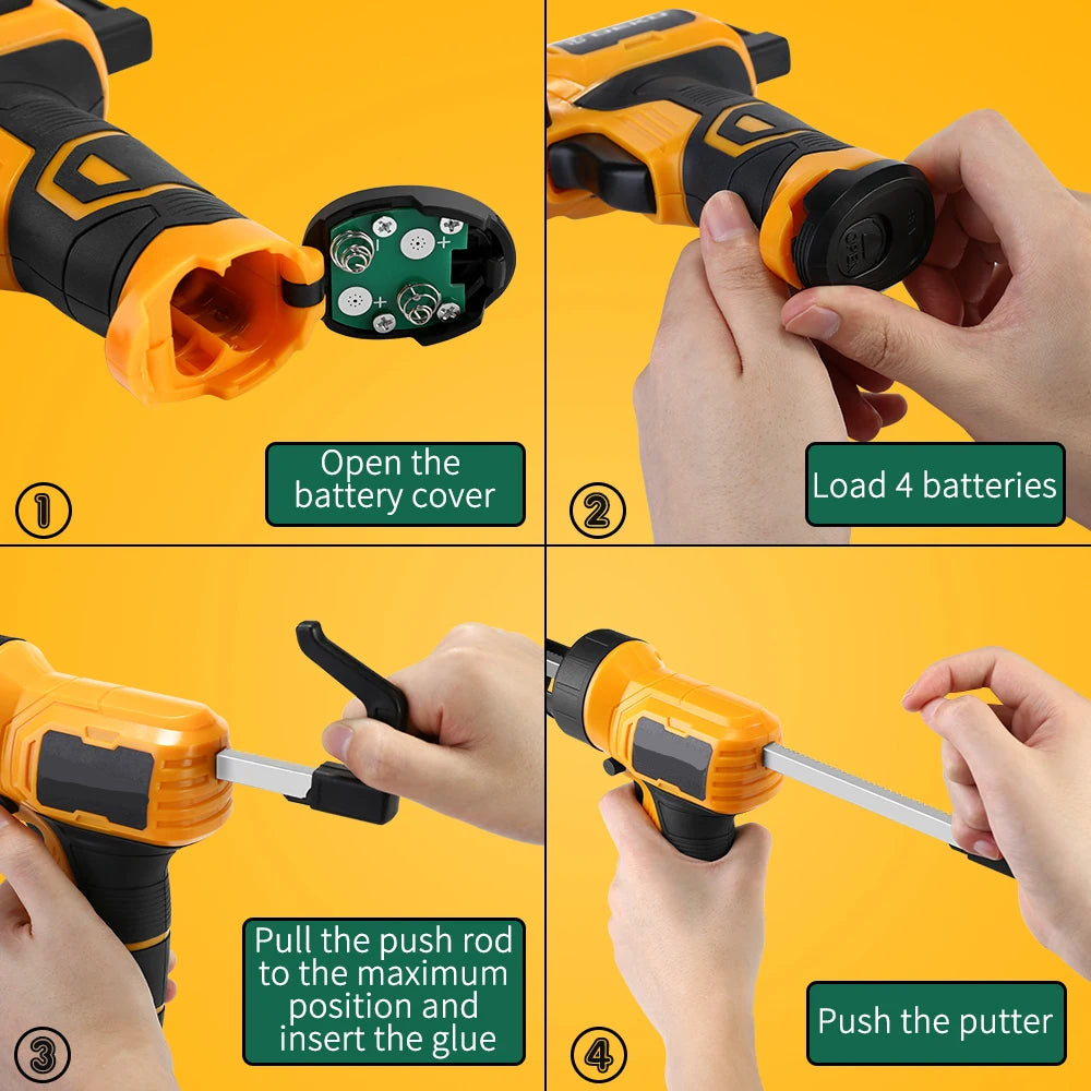 Rechargeable Hot Melt Adhesive Applicator Cordless Multi Function DIY Craft Repair Tool