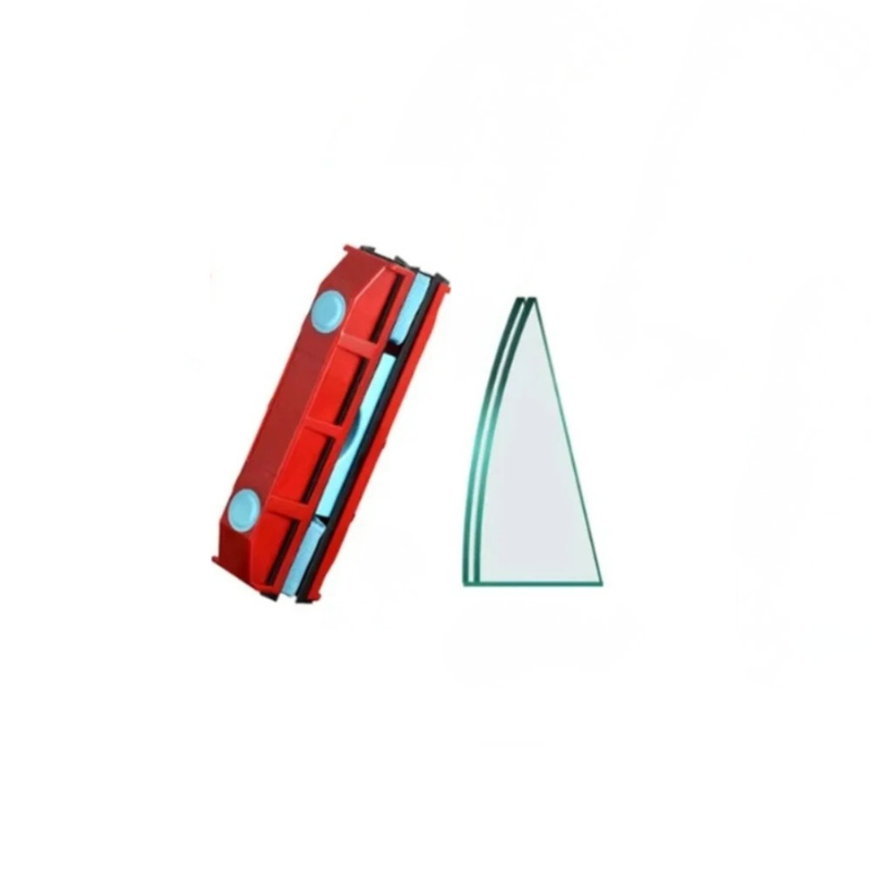 Magnetic Glass Cleaner Double Sided Window Cleaner Tool for High Rise Windows 2 Cleaning Pads 8-20mm