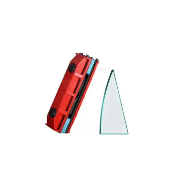 Magnetic Glass Cleaner Double Sided Window Cleaner Tool for High Rise Windows 1 Cleaning Pads 8-20mm
