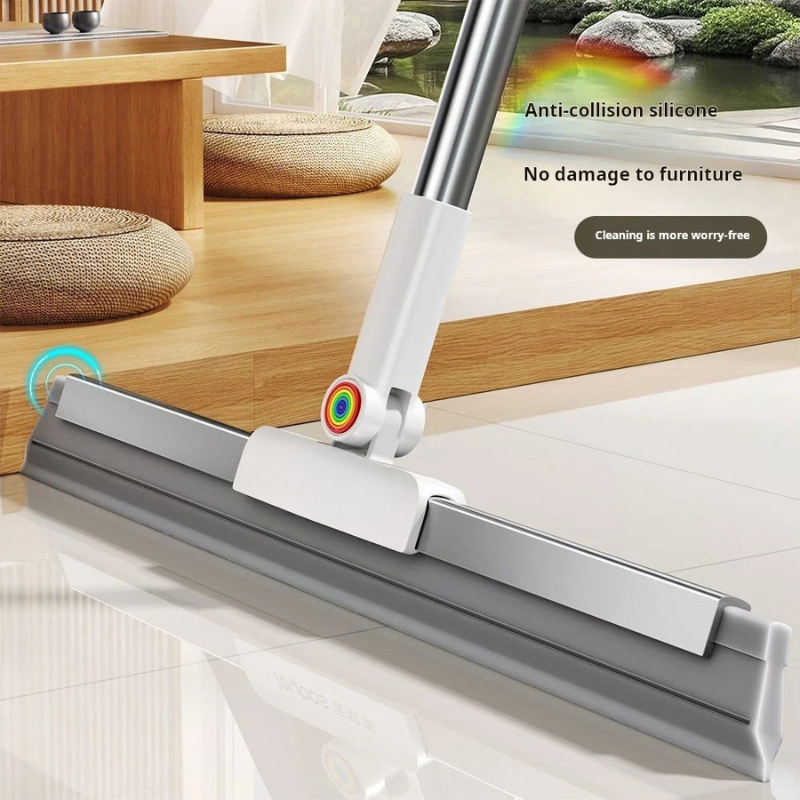 Silicone Floor Squeegee Mop Magic Broom 360 Rotating Head - 30cm