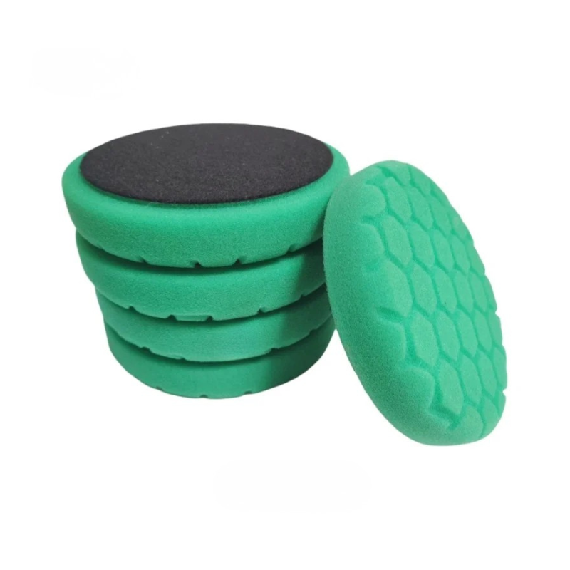 Polishing Pad Set 6 Inch Sponge Buffing Pads for Car Waxing - Green 5 Pcs