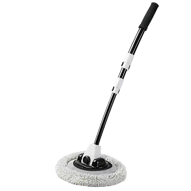 Car Wash Mop Brush with Retractable Bendable Handle 59–110cm Soft Chenille Cleaning Head - 1 Pc Brush