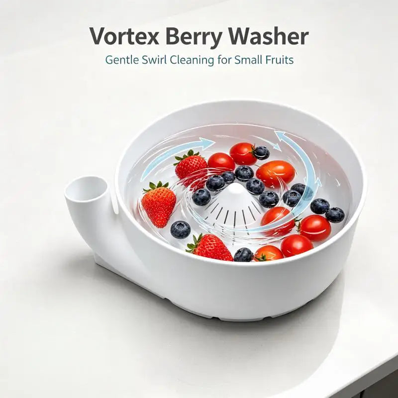 Draining Colander 18 cm Fruit and Vegetable Washing Basket Sink Strainer - White