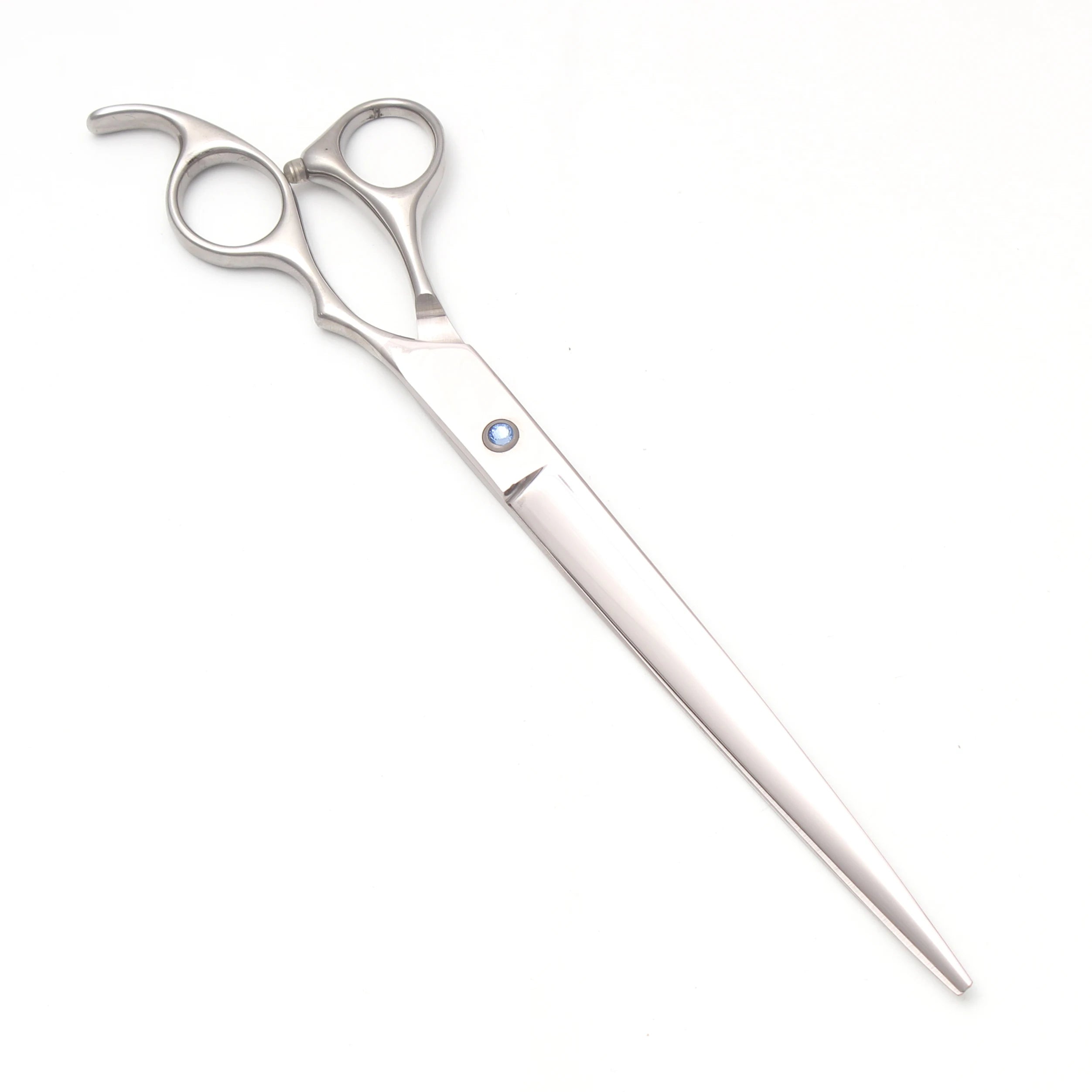 Pet Grooming Scissors 24.2cm Stainless Steel Straight Hair Cutting Shears 62HRC
