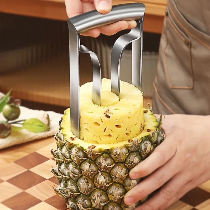 Stainless Steel Pineapple Corer Slicer Peeler Fruit Cutter Core Remover Kitchen Tool
