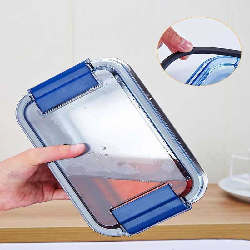 1000ml 316 Stainless Steel Lunch Box Leakproof Food Storage Container with Airtight Lid