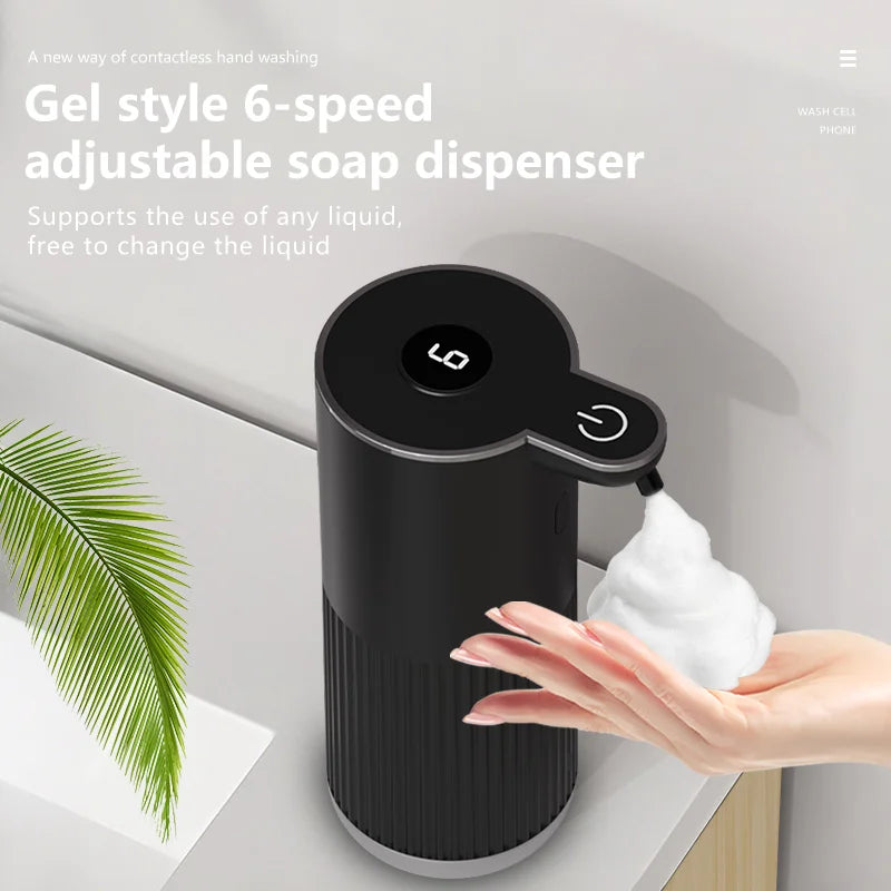 Soap Dispenser 360mL Rechargeable Touchless Automatic Sensor Digital Display Liquid Dispenser
