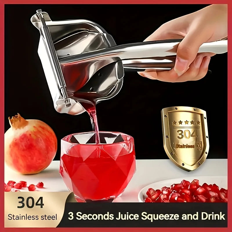 Juice Squeezer 304 Stainless Steel Manual Citrus Press Fruit Juice Separator Kitchen Tool