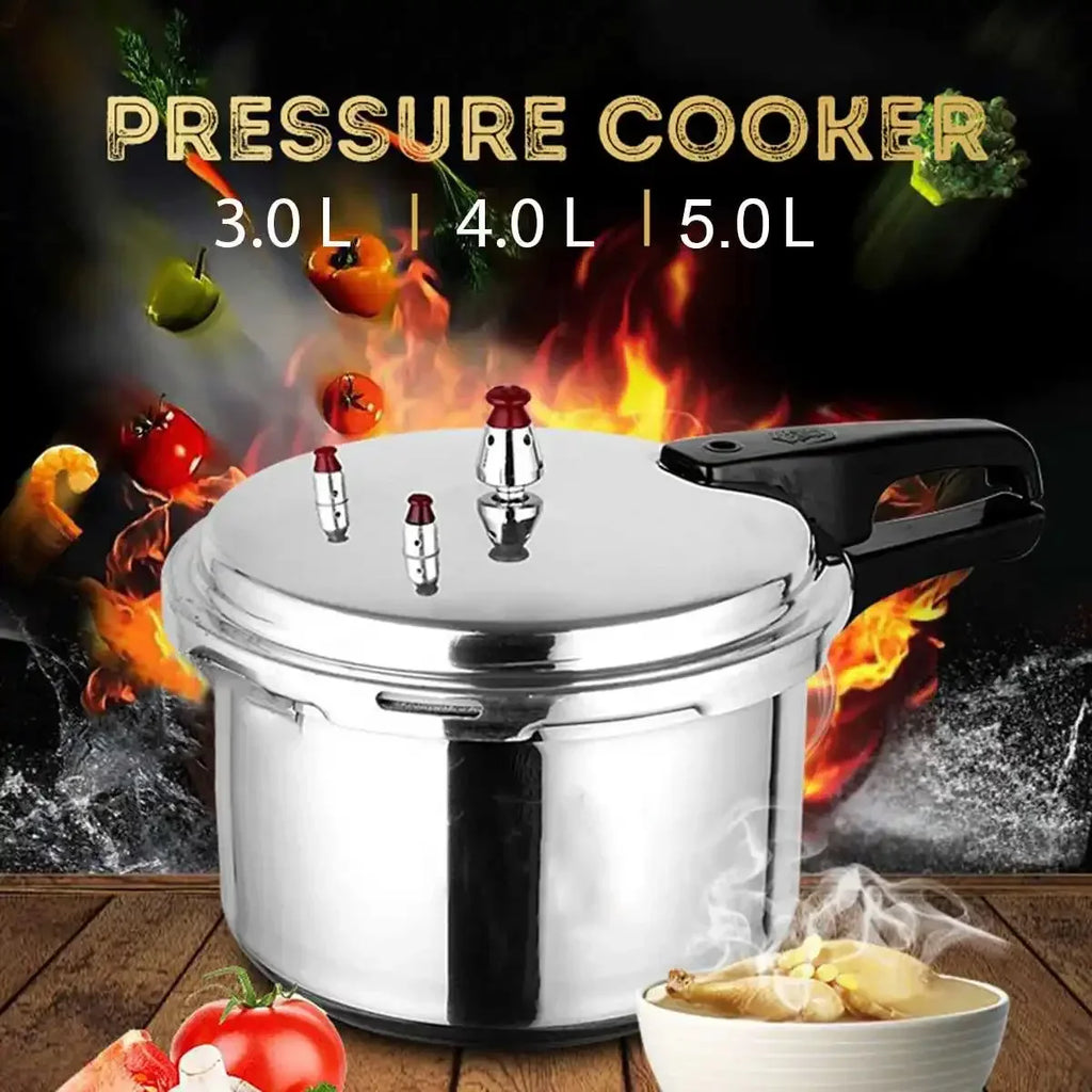Pressure Cooker 20cm 4L Aluminium Alloy Cooking Pot – Gas Stove Compatible