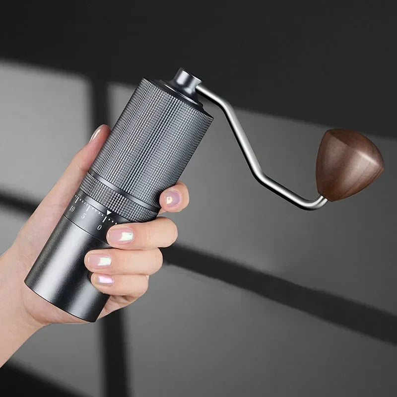 Manual Coffee Grinder 7 Core Stainless Steel Espresso Grinder - Gray