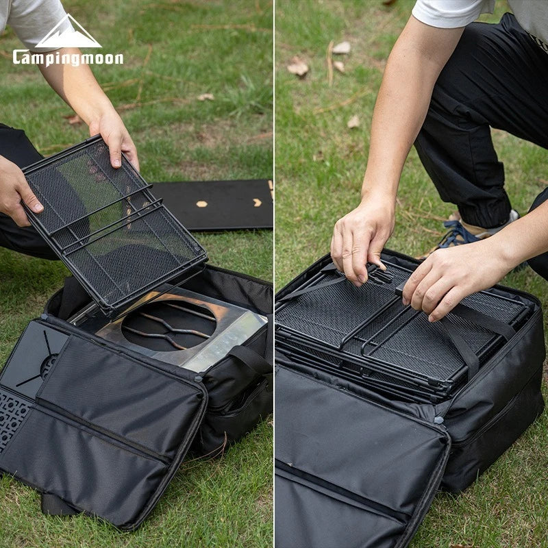 Large Capacity Camping Storage Bag 39.5x16.5x28.5cm Outdoor Tactical Organizer