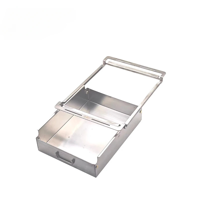 IGT 1 Unit Stainless Steel Pull Out Storage Drawer Camping Organizer Box – Silver