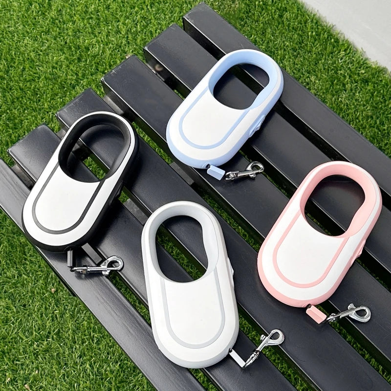 5M Retractable Dog Leash Automatic Pet Walking Lead with Quick Lock Brake for Small Medium Large Dogs – Blue