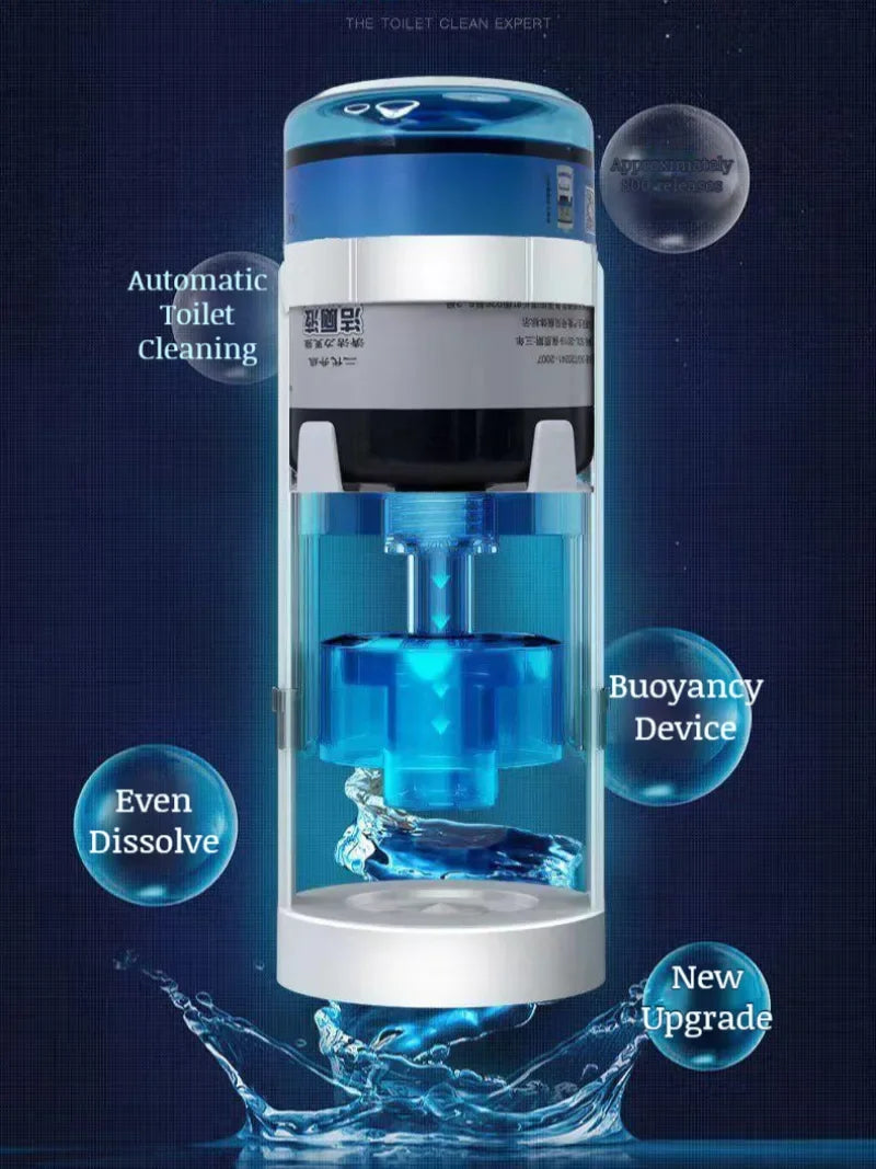 Toilet Bowl Cleaner Liquid High Efficiency Descaling and Deodorizing Solution - 1 Set